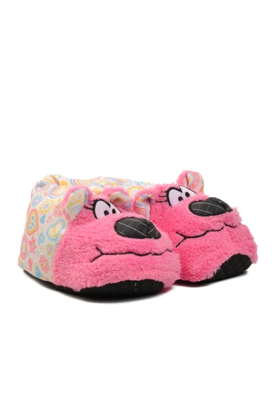 Aspor Pembe Bej Kadın Panduf Ayıcıklı Panduf - 3