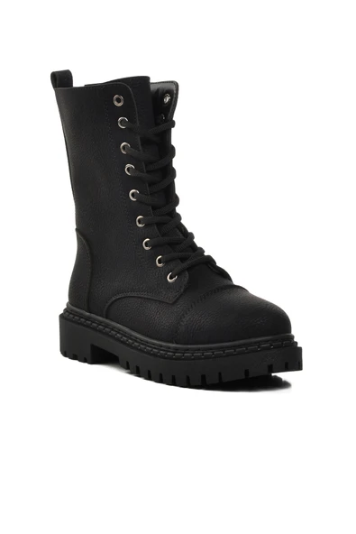 Aspor Siyah Süet Kadın Bot - 3