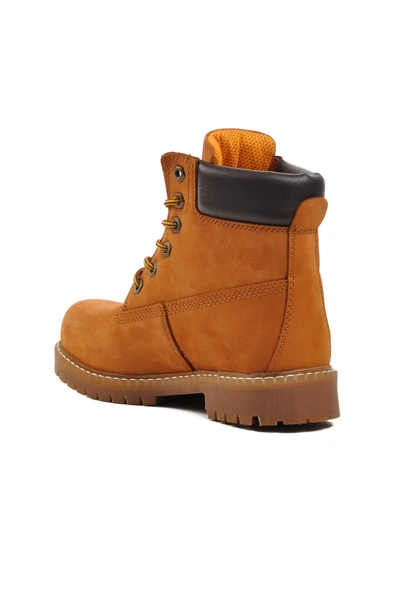 Bulldozer Taba Tarçın Nubuk Hakiki Deri Unisex Bot - 4