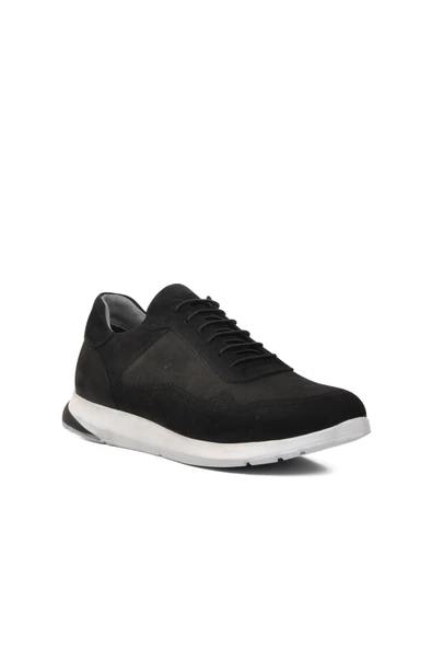 Aspor Siyah Nubuk Erkek Sneaker Ayakkabı ( Büyük No ) - 3