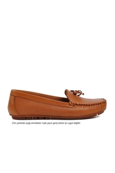 Bulldozer Taba Kadın Düz Rahat Günlük Ayakkabı - Resim 4