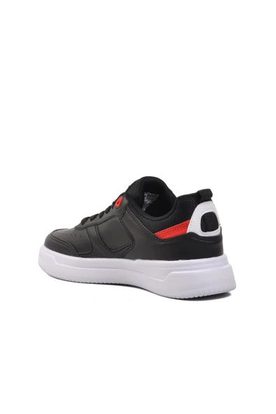 Walkway Siyah Beyaz Unisex Sneaker - Resim 4