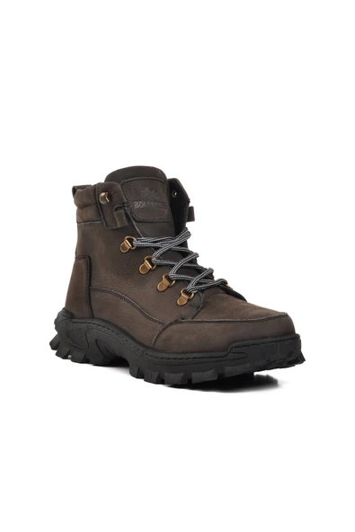 Bulldozer Antrasit Nubuk Trekking Outdoor Bot - Resim 3