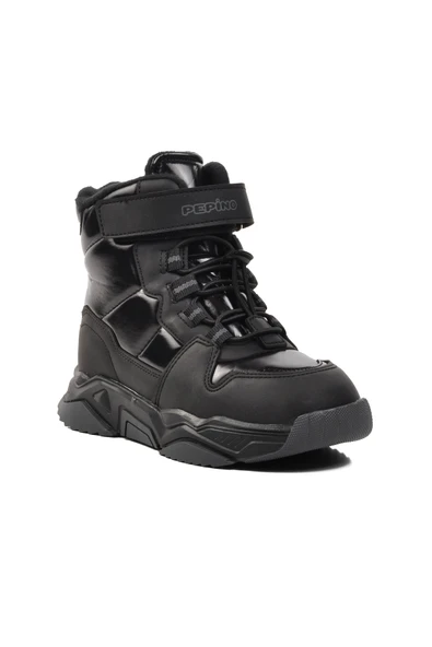 Pepino Siyah Parlak Kız Çocuk Kar Botu - 3