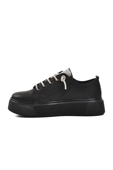 Aspor Siyah Kadın Sneaker - 2