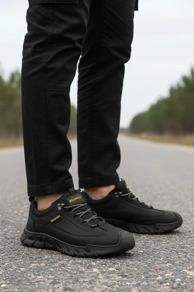 Bulldozer Siyah Nubuk Erkek Casual Ayakkabı - Resim 8