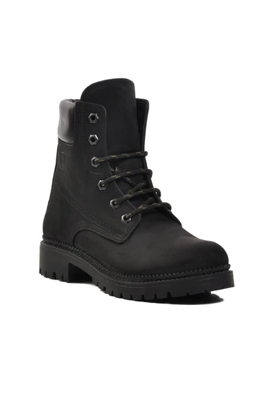 Aspor Siyah Nubuk Unisex Bot - 3