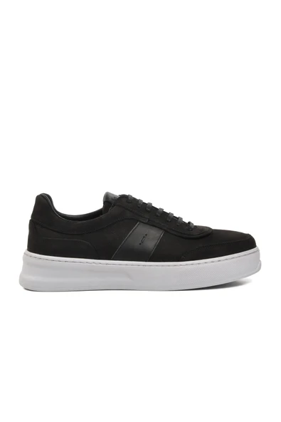 Aspor Siyah Nubuk Erkek Sneaker Ayakkabı