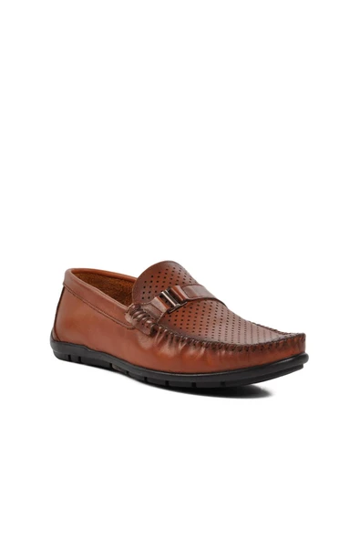 Bulldozer Taba Erkek Loafer Ayakkabı - 3
