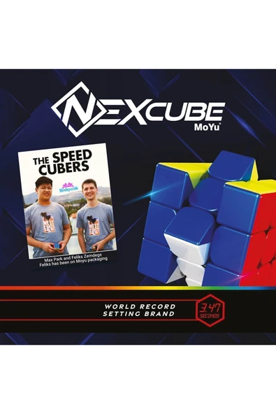Nexcube Moyu Profesyonel 3x3 Zeka Küpü Akıl Küpü Rübik Küp - 2