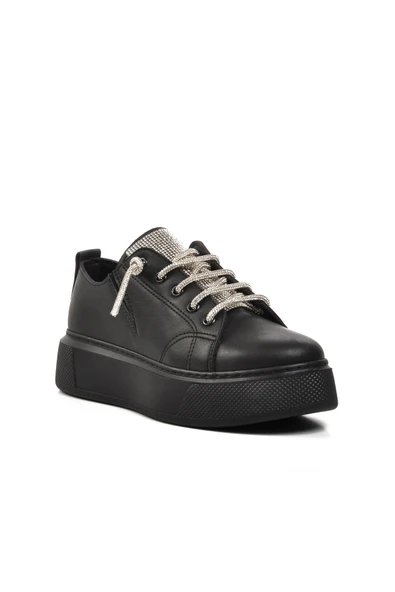 Aspor Siyah Kadın Sneaker - 3