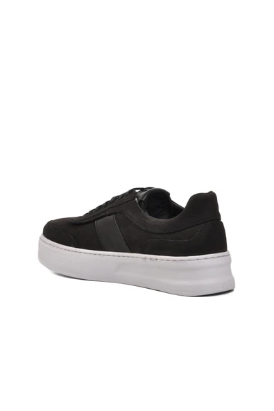 Aspor Siyah Nubuk Erkek Sneaker Ayakkabı - 4