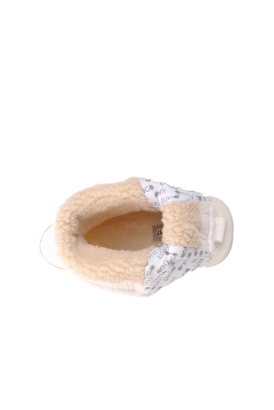 Aspor Beyaz Rugan Kadın Kar Botu - 4