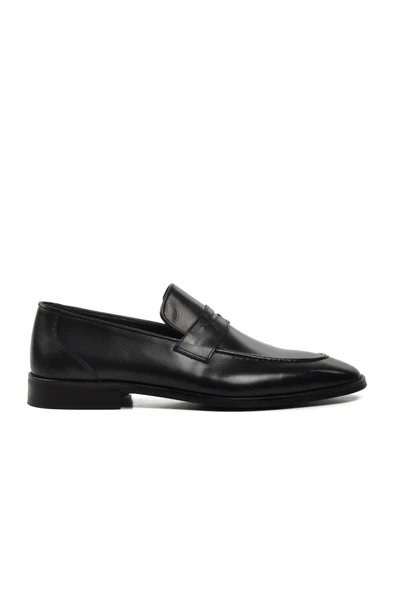 Aspor Siyah Erkek Loafer Ayakkabı