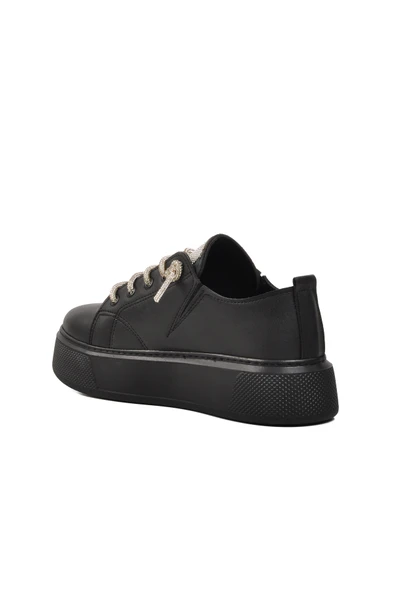 Aspor Siyah Kadın Sneaker - 4