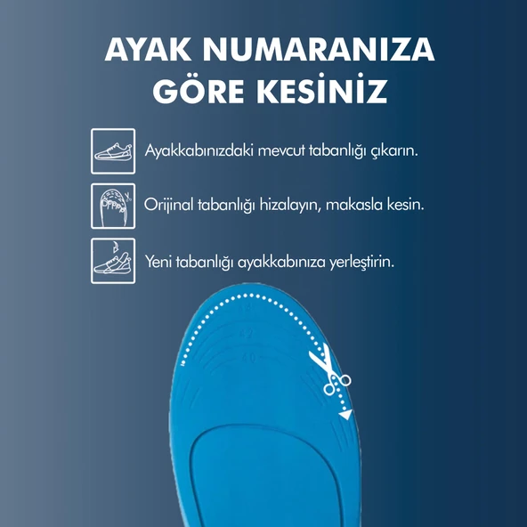 BG184 | Yumuşak Memory Foam, Darbe Emici, Ortopedik, İş Ayakkabıları ve Botlar için İç Tabanlık - Resim 7