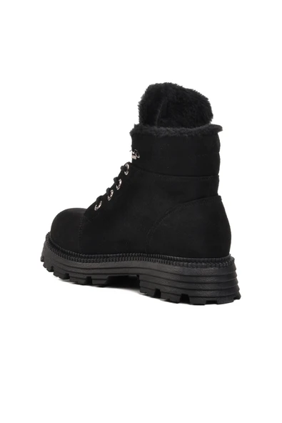 Aspor Siyah Süet Kadın Bot - Resim 4