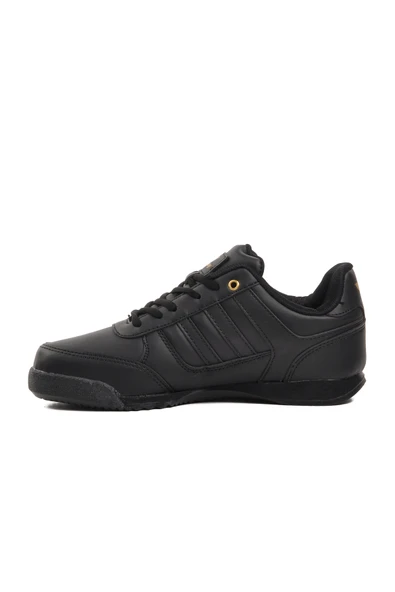 Walkway Siyah Altın Unisex Sneaker - 2
