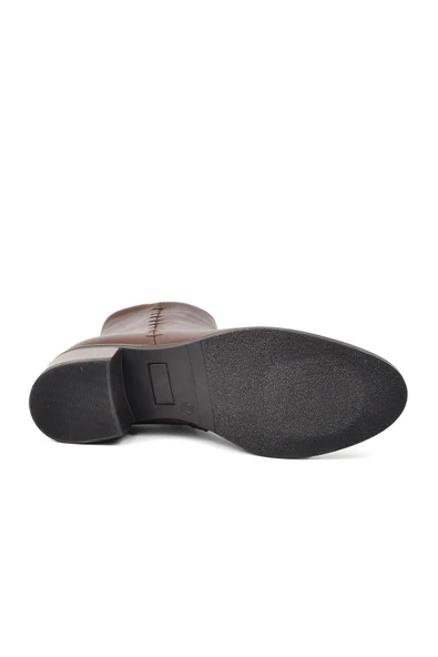 Voyager Kahve Kadın Topuklu Bot - Resim 5