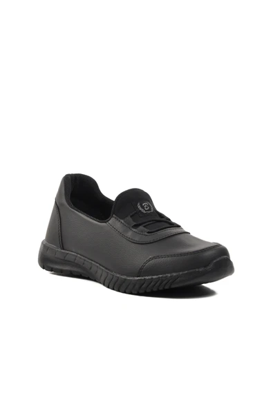 Aspor Siyah Kadın Spor Ayakkabı Sneaker - Resim 3