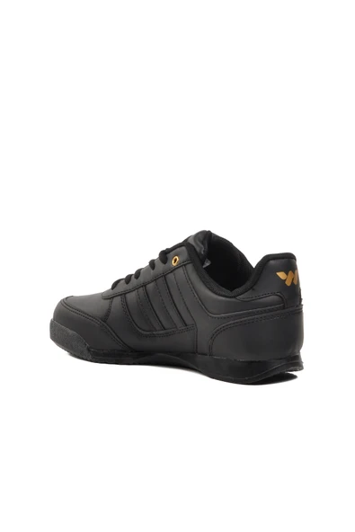 Walkway Siyah Altın Unisex Sneaker - 4