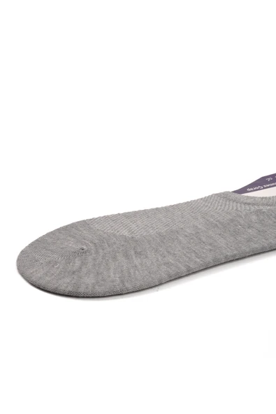 Aspor Gri Unisex Çorap Babet Çorap - 2