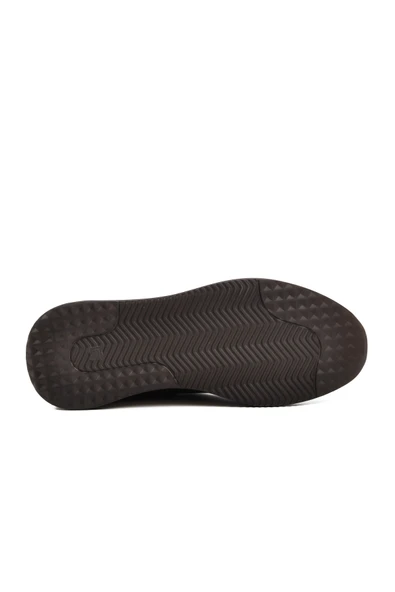 Aspor Kahve Nubuk Hakiki Deri Erkek Sneaker Ayakkabı - Resim 5