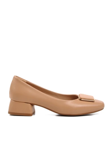 Aspor Nude Nut Kadın Topuklu Ayakkabı ürün görseli