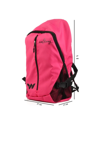 Walkway Pembe Unisex Okul Çantası Sırt Çantası - 3
