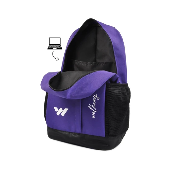 Walkway Mor Tekstil Unisex Sırt Çantası - 3