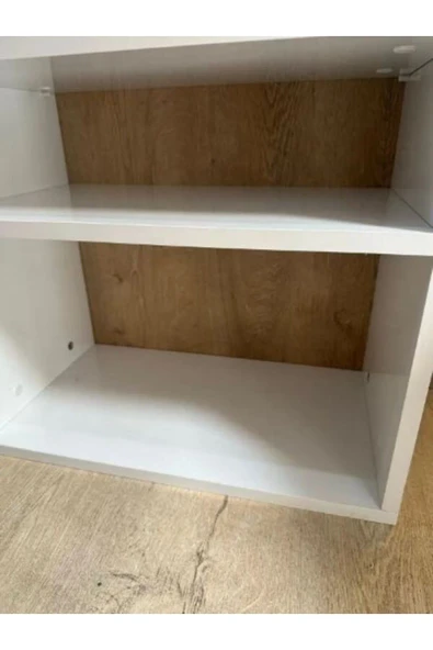 Tezgah Üstü Medefe Fırın Mikrodalga Mutfak Rafı Mutfak Dolabı Beyaz Medefe - 2