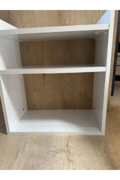 Tezgah Üstü Medefe Fırın Mikrodalga Mutfak Rafı Mutfak Dolabı Beyaz Medefe - 3