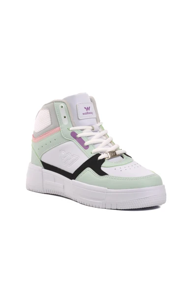 Walkway Beyaz Su Yeşili Unisex Hi Sneaker - 3