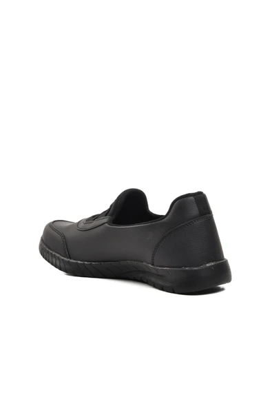 Aspor Siyah Kadın Spor Ayakkabı Sneaker - Resim 4