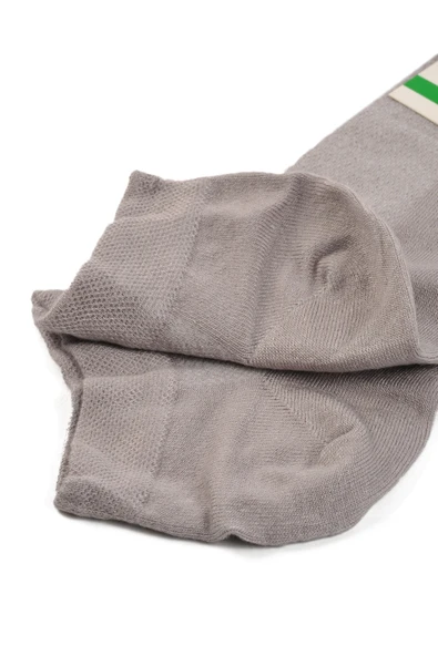 Aspor Gri Unisex Çorap Patik Çorap - 3
