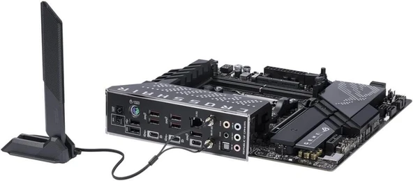 Asus Rog Crosshair X670E Gene AMD AM5 DDR5 Micro ATX Anakart Teşhir - Resim 2