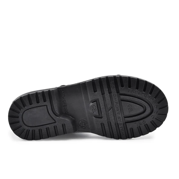 Aspor Siyah Kamuflaj Suni Deri Çocuk Bot - 4