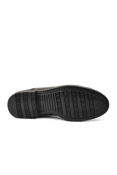 Aspor Siyah İçi Kürklü Hakiki Deri Klasik Erkek Bot - Resim 5