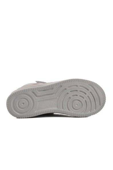 Walkway Buz Gri Pudra Çocuk Uzun boğazlı Hi Sneaker Spor Ayakkabı - 5