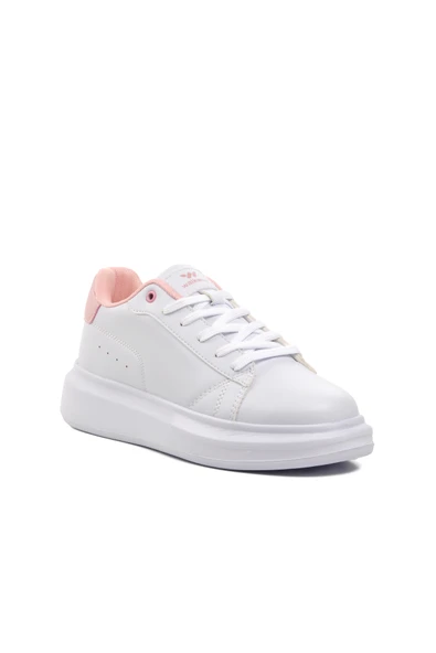 Walkway Beyaz Pudra Kadın Spor Ayakkabı Sneaker - Resim 3