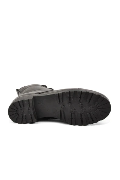 Aspor Siyah Hakiki Deri Kadın Bot - Resim 5