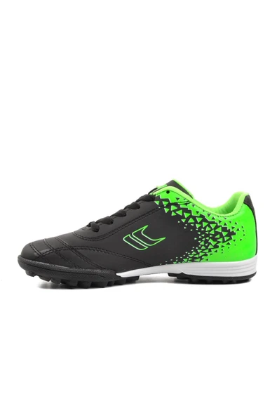 Aspor Siyah Neon Yeşil Beyaz Unisex Halı Saha Ayakkabısı - 2