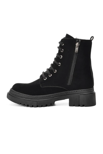 Aspor Siyah Süet Kadın Bot - 2