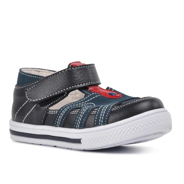 Aspor Lacivert Kırmızı Comfort Erkek Çocuk Günlük Ayakkabı - 3