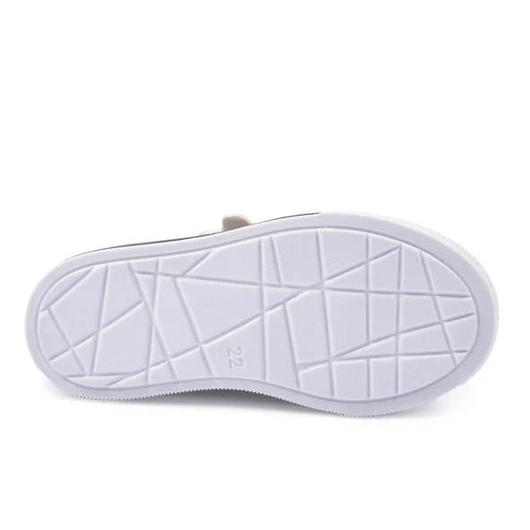 Aspor Lacivert Beyaz Suni Deri Bebek Günlük Ayakkabı - 5