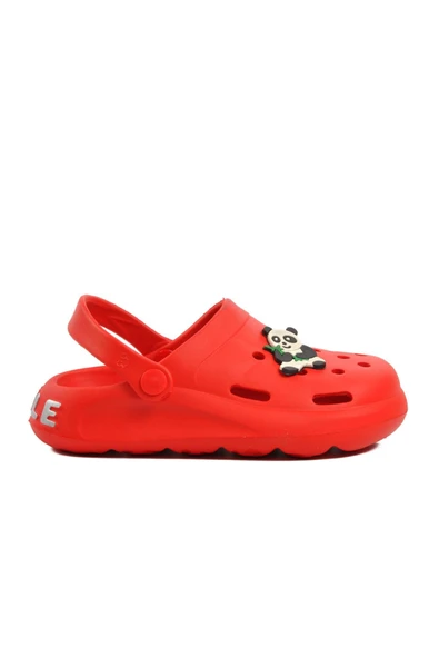 Aspor Kırmızı Unisex Çocuk Sabo Terlik