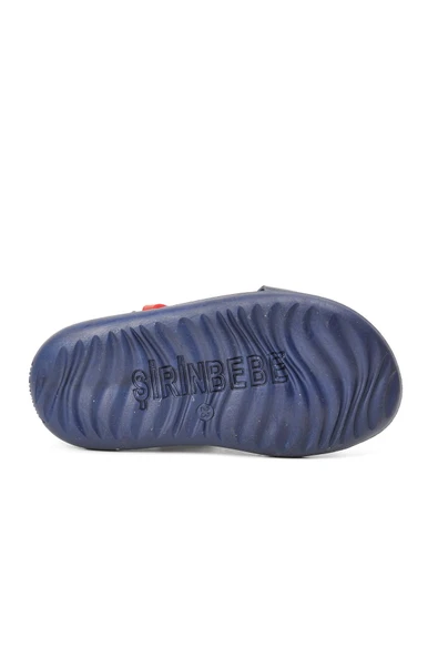 Aspor Lacivert Kırmızı Erkek Çocuk Sandalet - 5