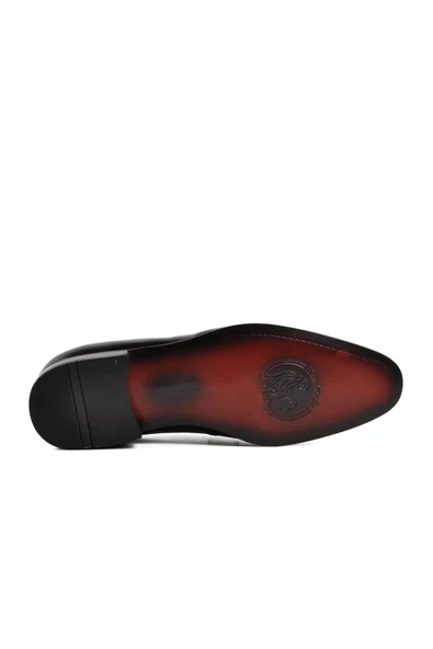 Aspor Siyah Rugan Erkek Klasik Ayakkabı - 5