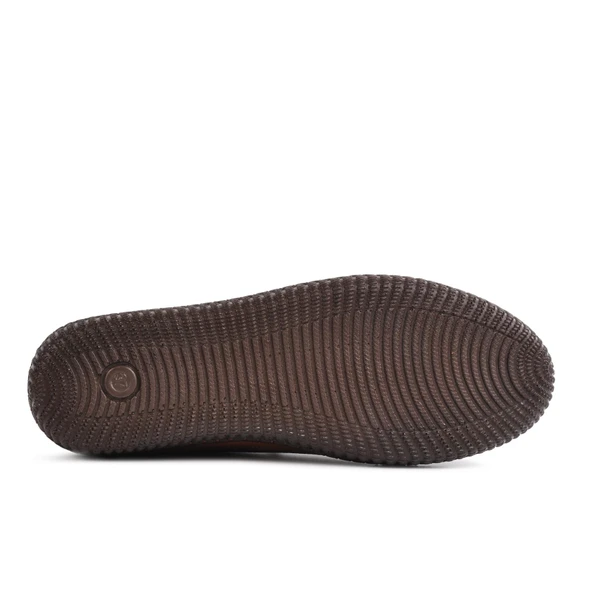 Voyager Taba Kadın Hakiki Deri Düz Rahat Günlük Ayakkabı - 5