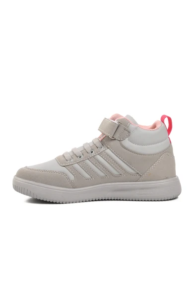 Walkway Buz Gri Pudra Çocuk Uzun boğazlı Hi Sneaker Spor Ayakkabı - 2